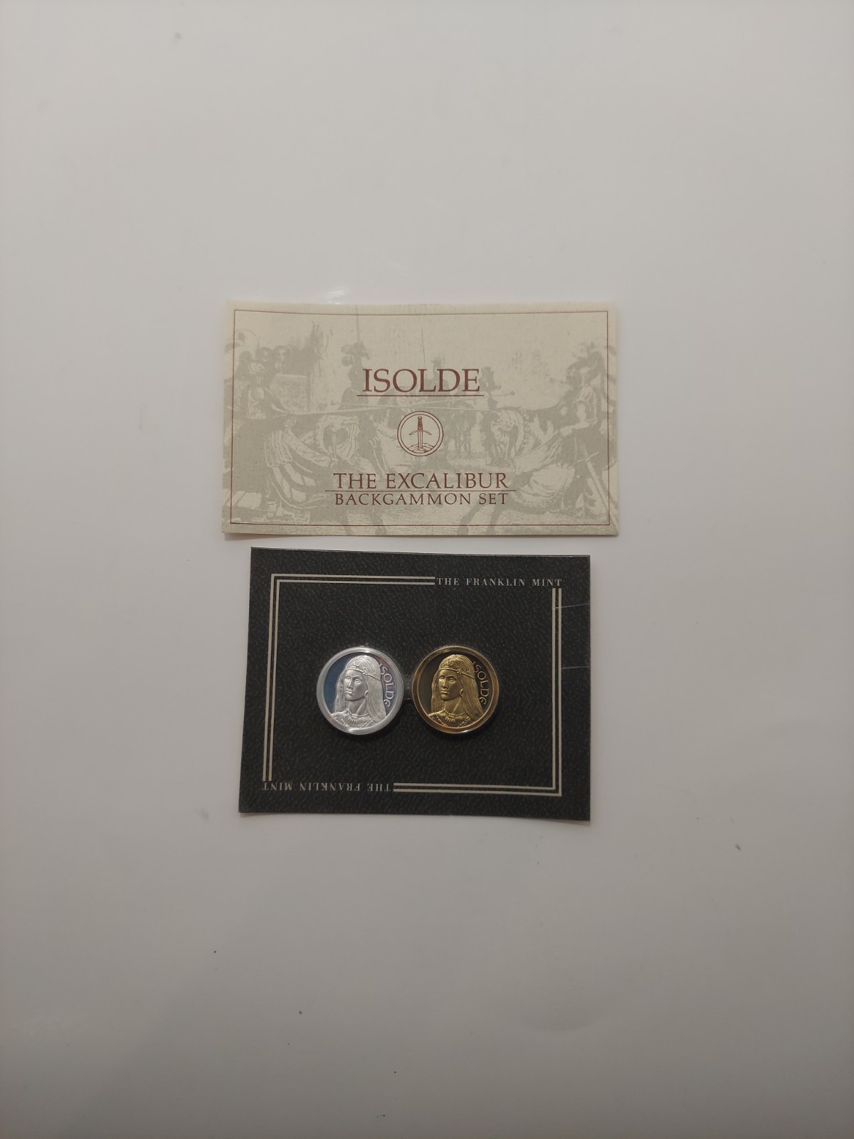 Isolde VTG Franklin Mint Excalibur Backgammon Parts 1986 LTD Edition Replacement
