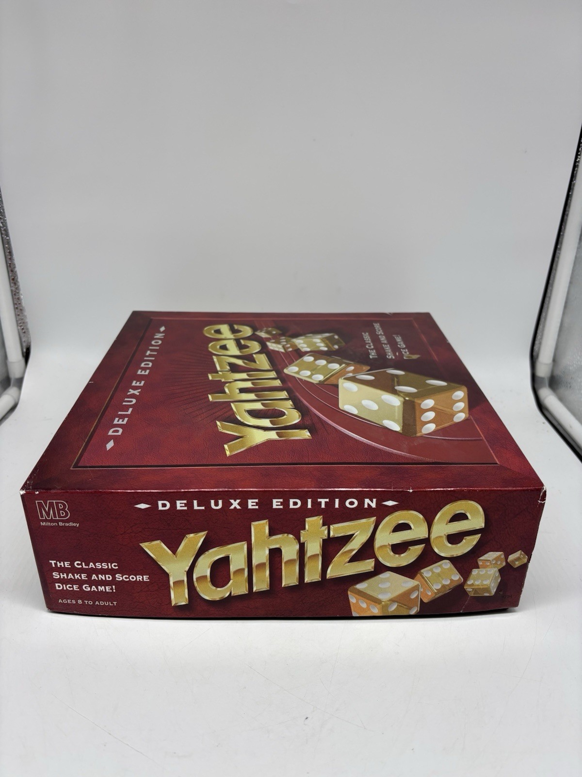 Vintage 1997 Yahtzee Deluxe Edition Gold Die COMPLETE