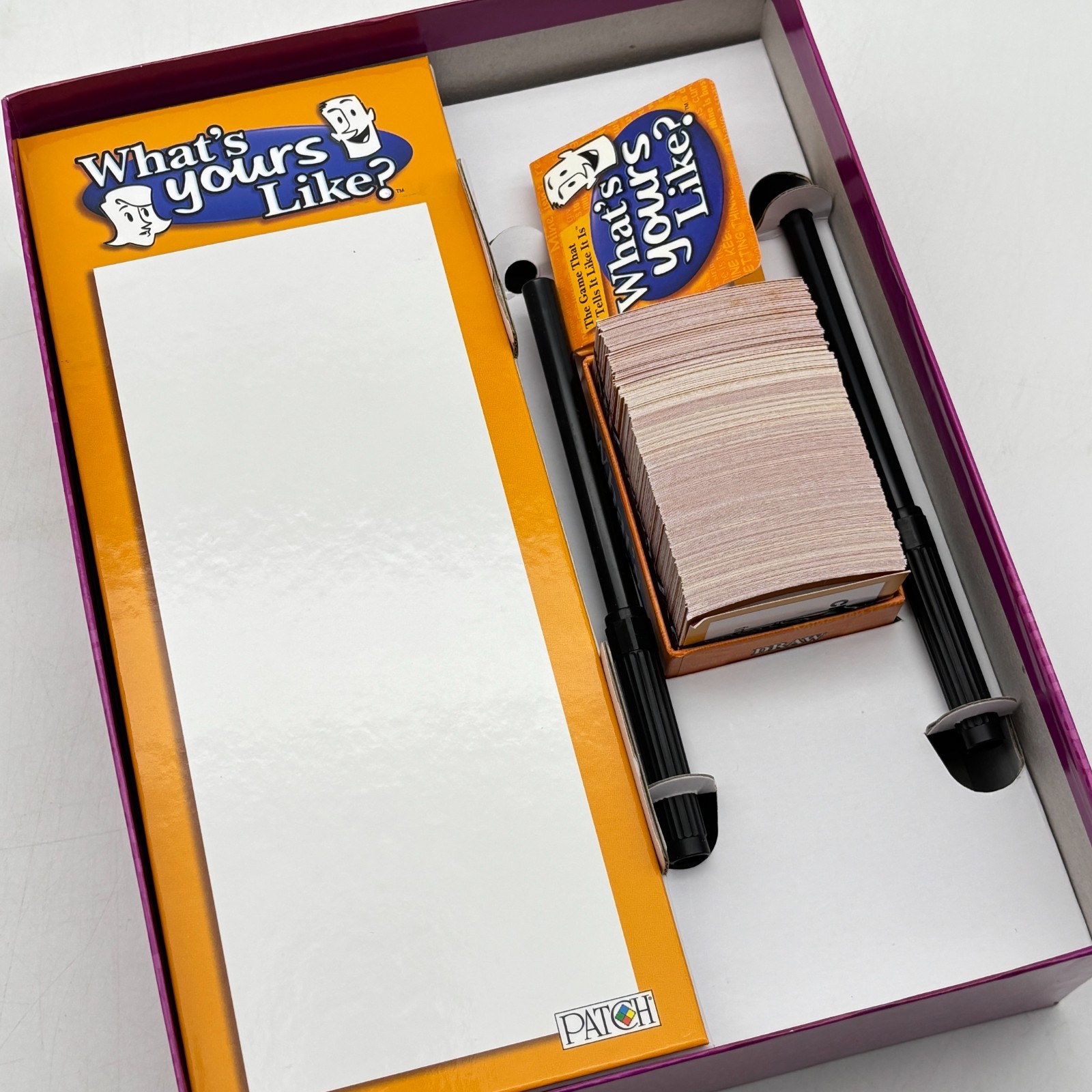 What’s Yours Like COMPLETE Patch Products 2007 Party Game
