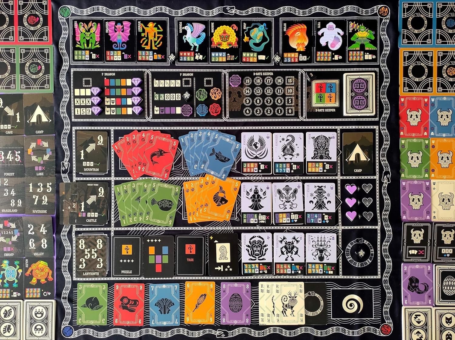 ETERNAL DECKS 1-4 players 30 mins co-operative Board Game Card Game Market Japan