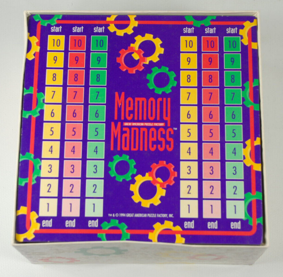 MEMORY MADNESS The Word Game That Jogs Your Memory GREAT AMERICAN PUZZLE FACTORY