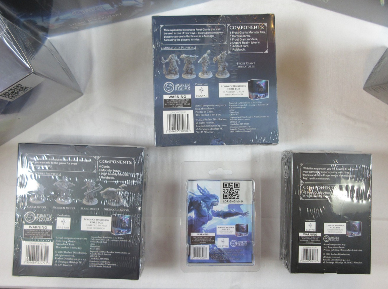 NEW “Lords of Ragnarok” Core Set +7 Expansions Stretch Goals 2022 Awaken Realms