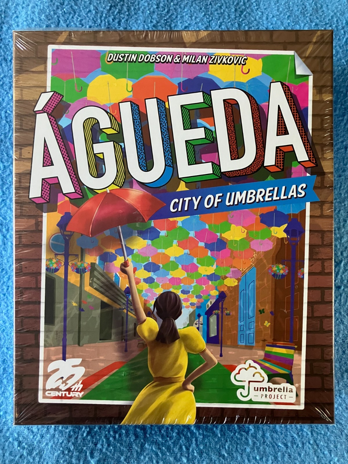 AGUEDA CITY OF UMBRELLAS Strategy Board Game 25th Century Games NEW