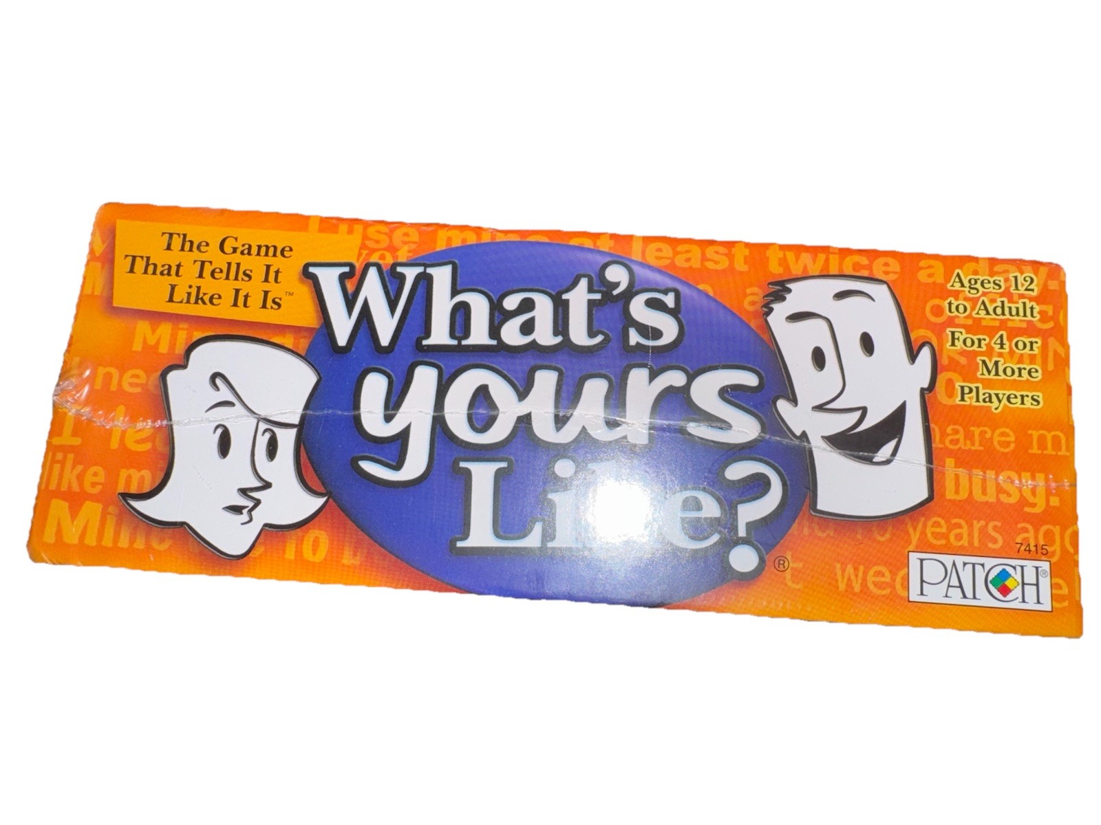 WHAT’S YOURS LIKE? Game by PlayMonster – Brand New Sealed