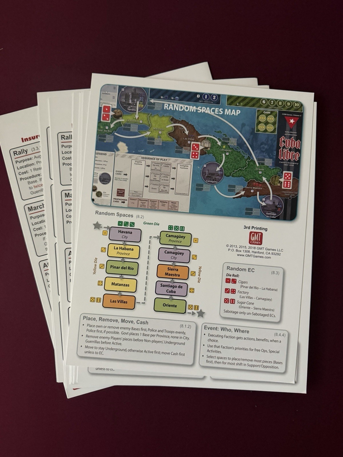 Cuba Libre, 3rd Printing GMT Games – Complete