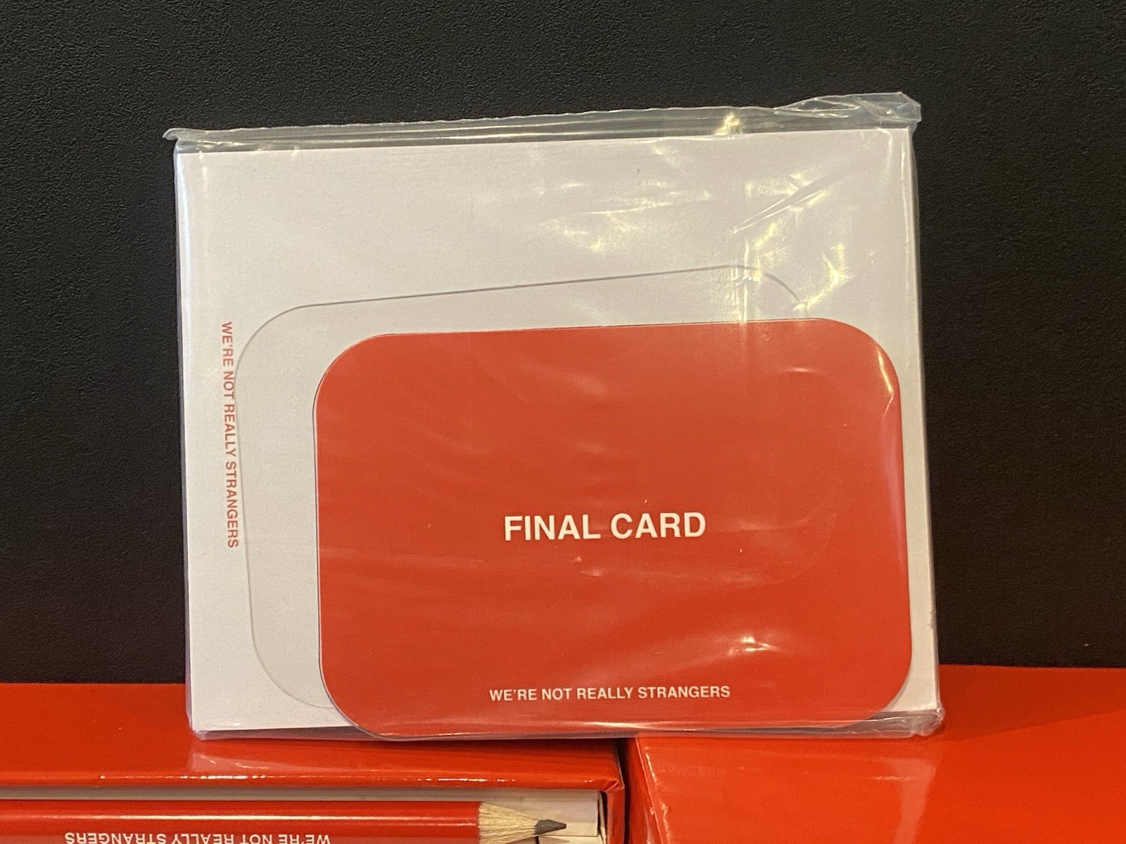 We’re Not Really Strangers Game of Meaningful Connections Open Box Cards Sealed
