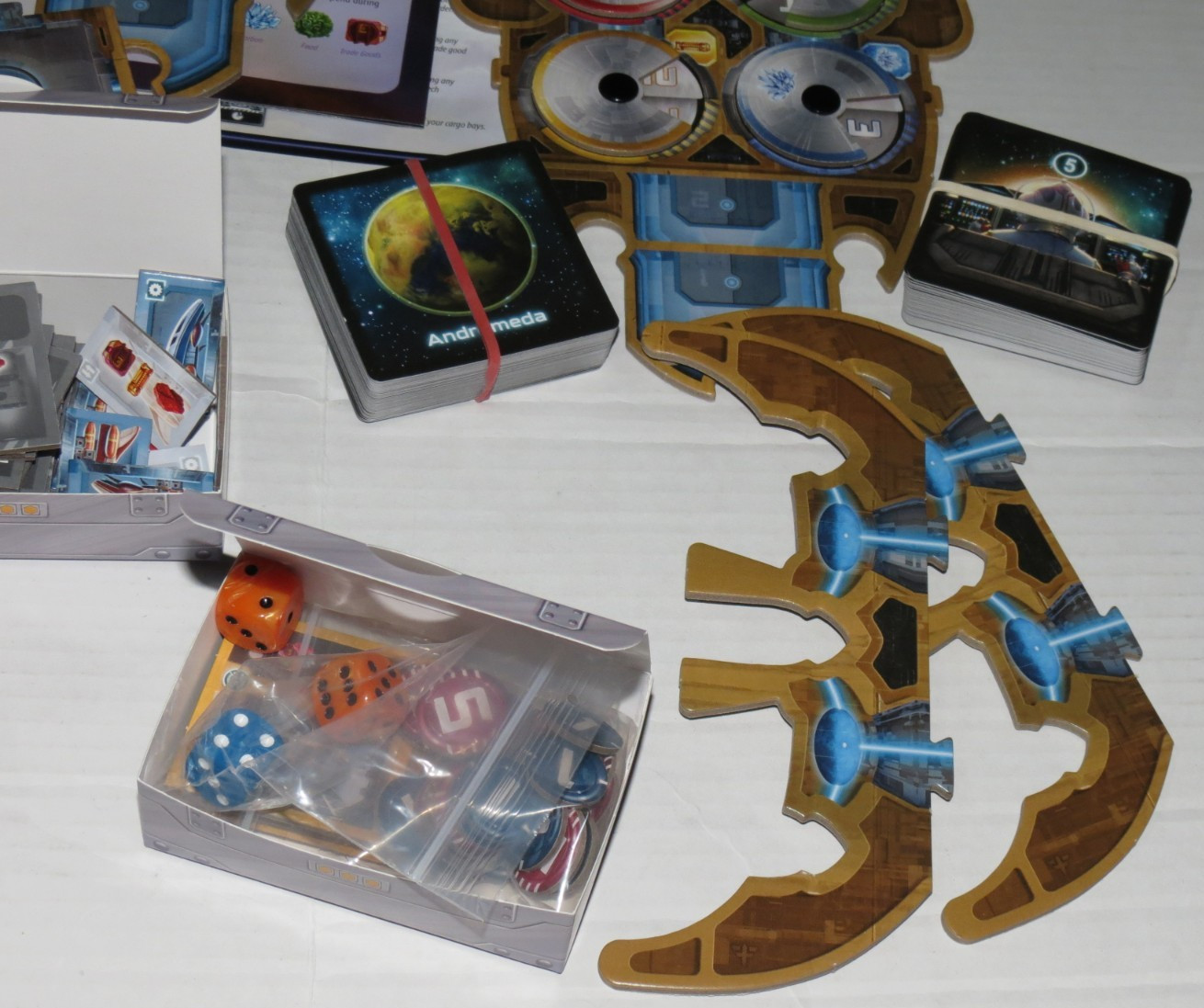 CATAN Starfarers Duel 2 Player Space Adventure Strategy Board Game Missing 6 pcs