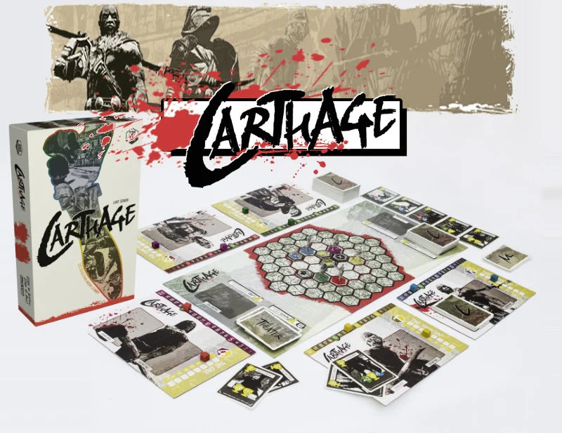 Carthage: The Deckbuilding Board Game [SAS Creative, Miniatures 1-5 Players] NEW