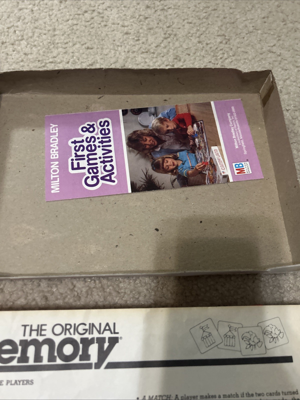 Vintage Milton Bradley 1989 Kids The Original Memory Matching Card Game