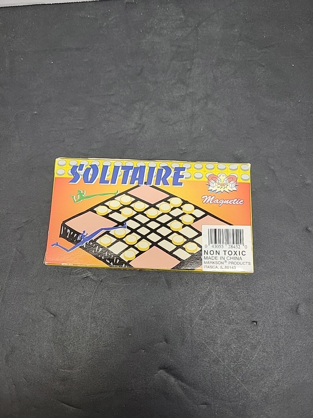 VTG Magnetic Solitaire Mini Game REG Super Accord UK China Travel PuzzleVac Fun