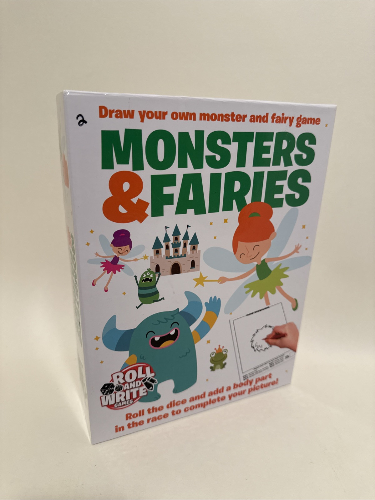 Monsters & Fairies Draw Your Own COMPLETE 100%; Roll & Write Game