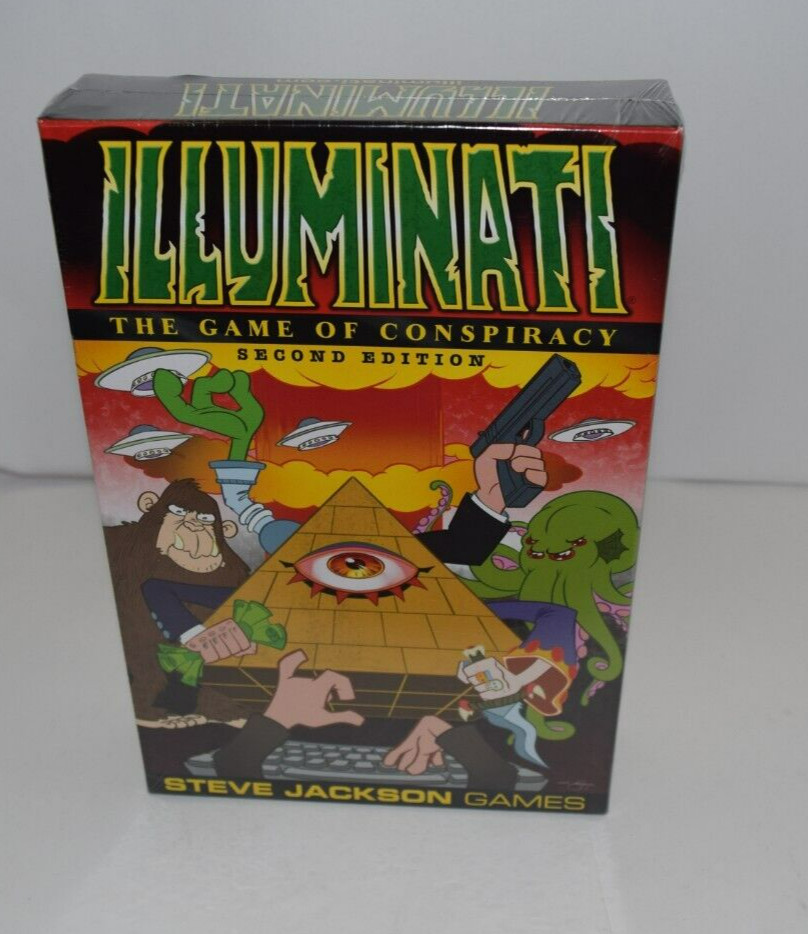 Illuminati 2nd Edition The Game Of Conspiracy Steve Jackson Games SJG 1387 Card