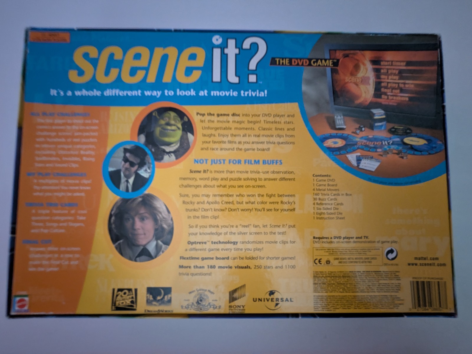 Scene It? The DVD Game – Complete Working Game (No Rule Sheet) – FREE SHIPPING