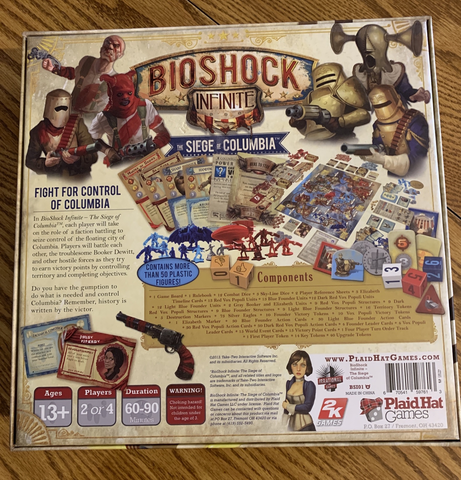 Bioshock Infinite The Siege of Columbia – Plaid Hat Games New