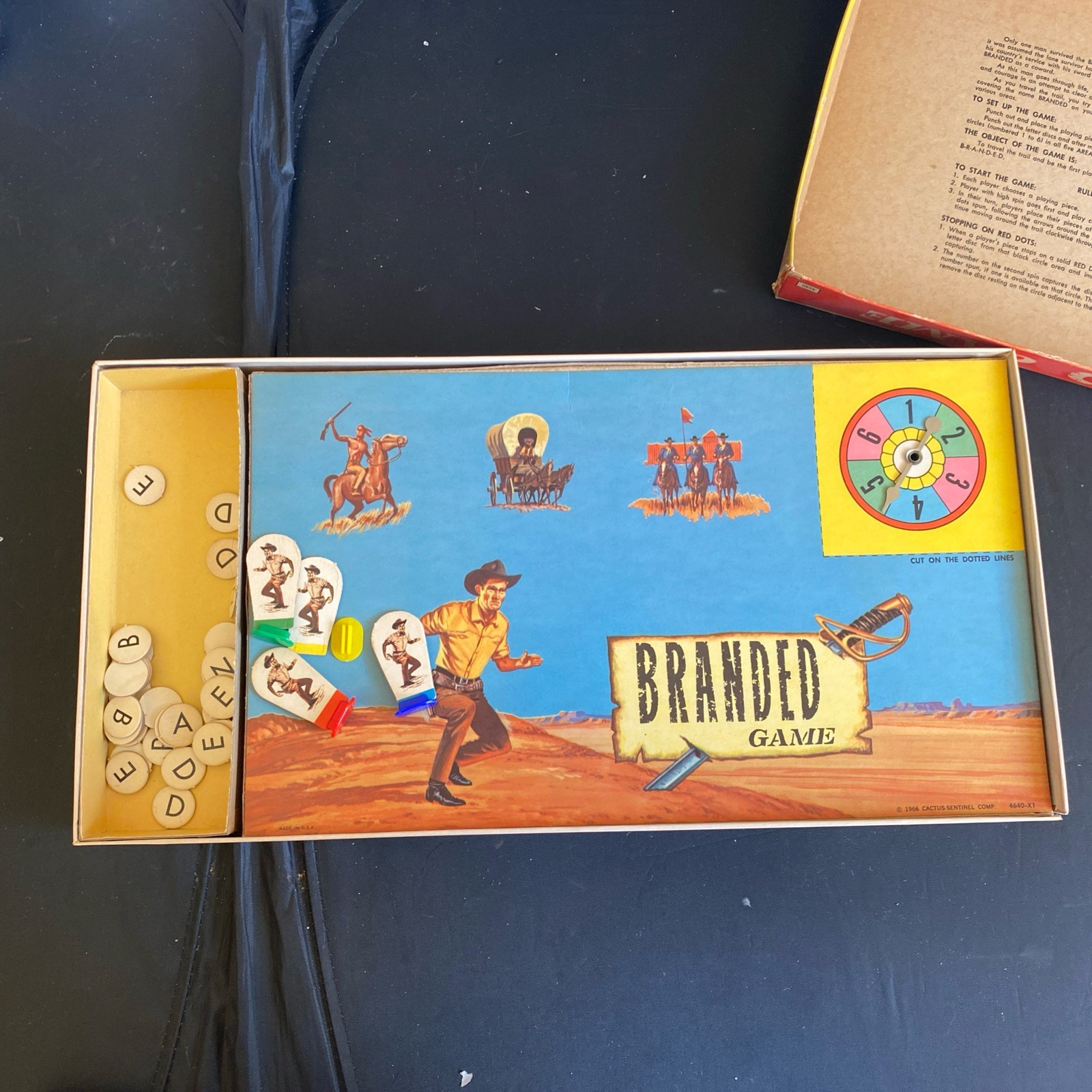 Branded Game (1966) by Milton Bradley #4640 Chuck Connors