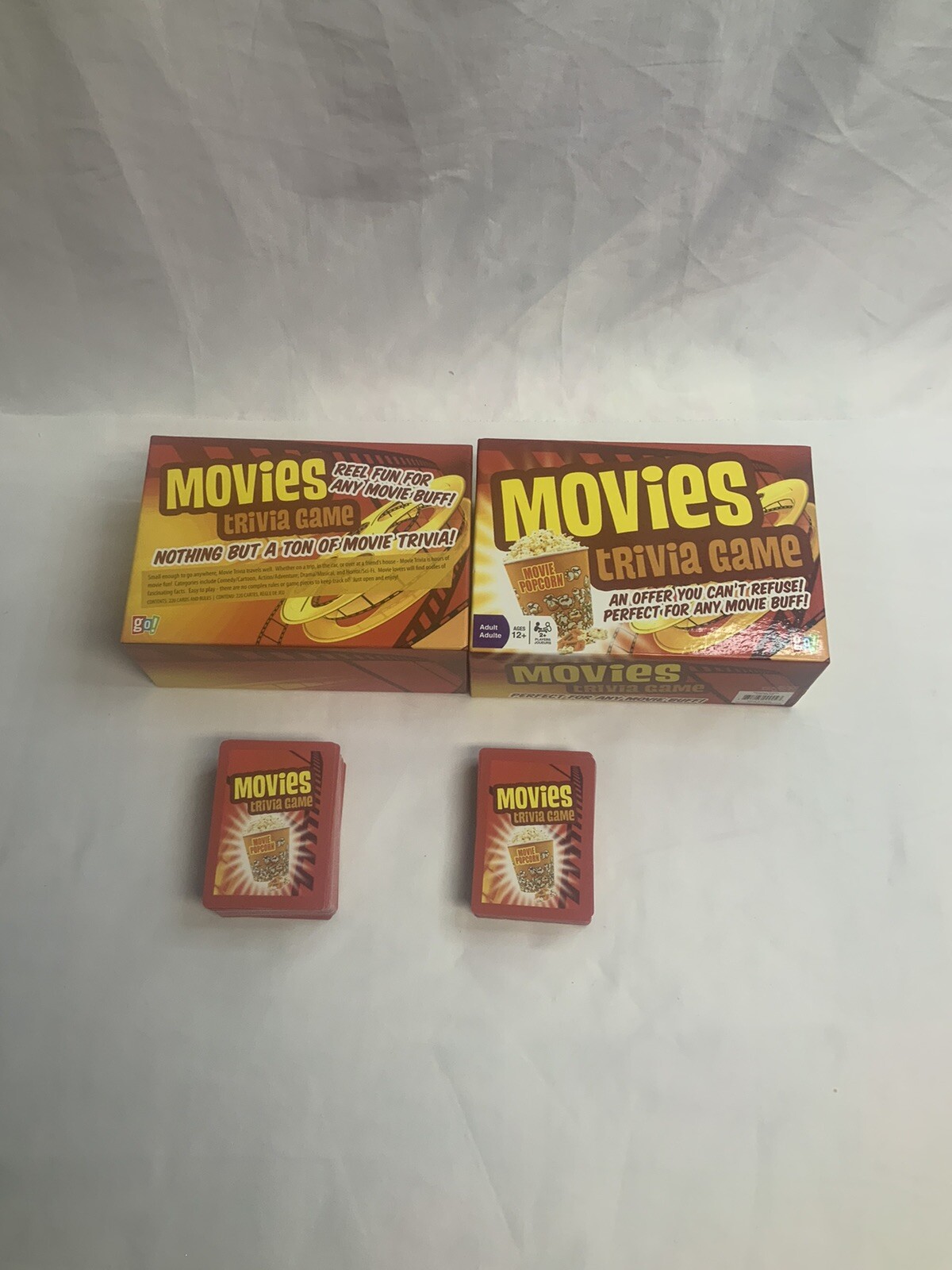 Outset Media Boardgame Movies Trivia Game Box NM