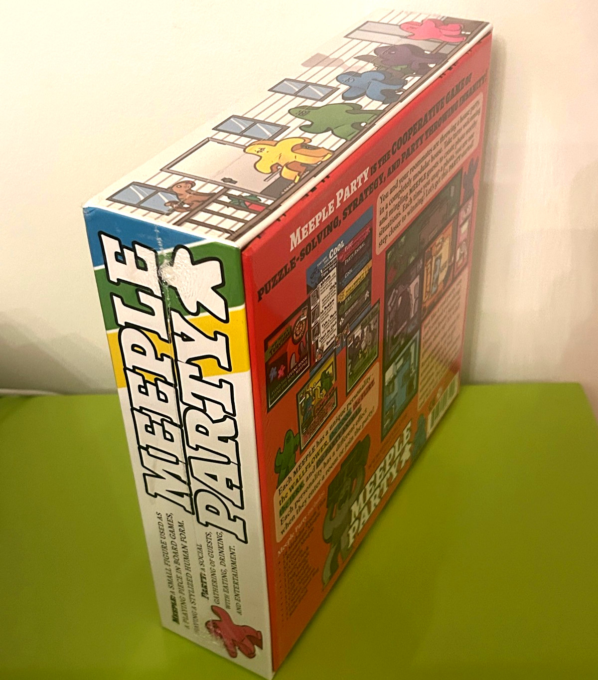 MEEPLE PARTY Board Game English strategy Co-op NEW
