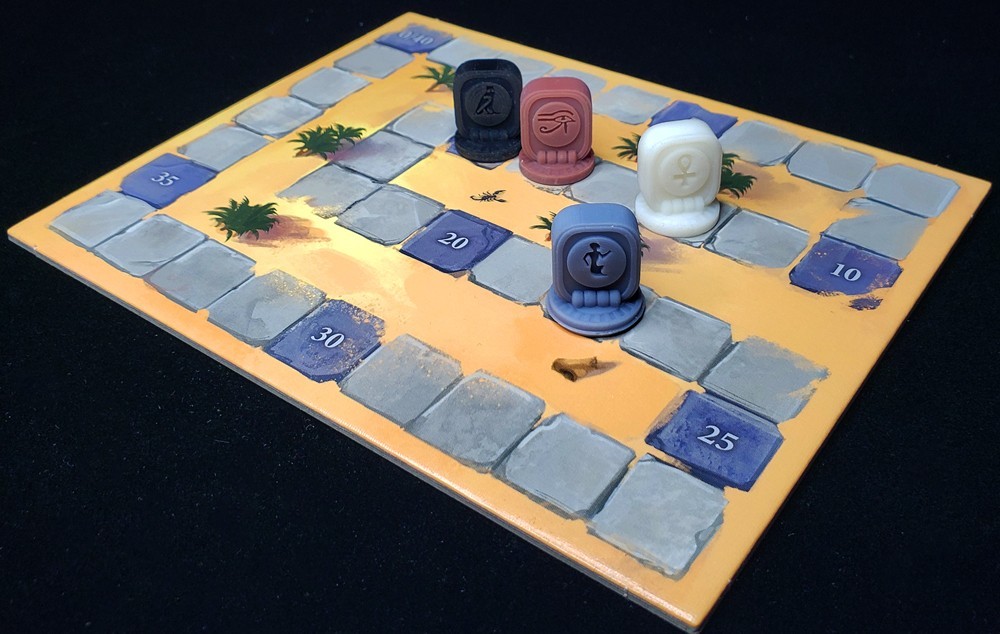 Imhotep: Builder of Egypt Player Tokens 6pcs | Multi-colored 3d Printed Pieces