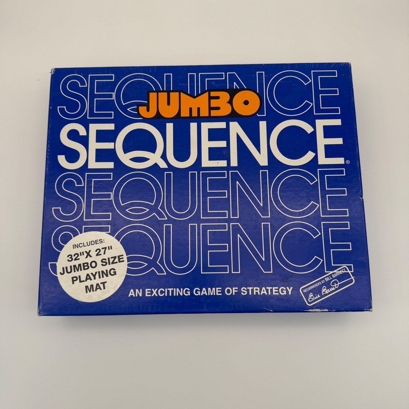 Vintage 1996 Jumbo Sequence Game 32″x27″ 100% Complete Jax Large Playing Mat
