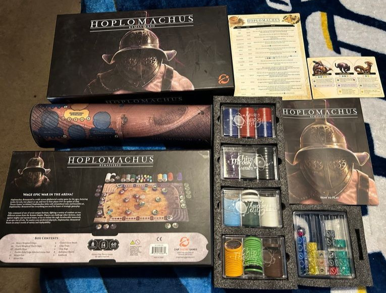 Chip Theory Games HOPLOMACHUS Remastered: Wage Epic War in the Arena! Board Game