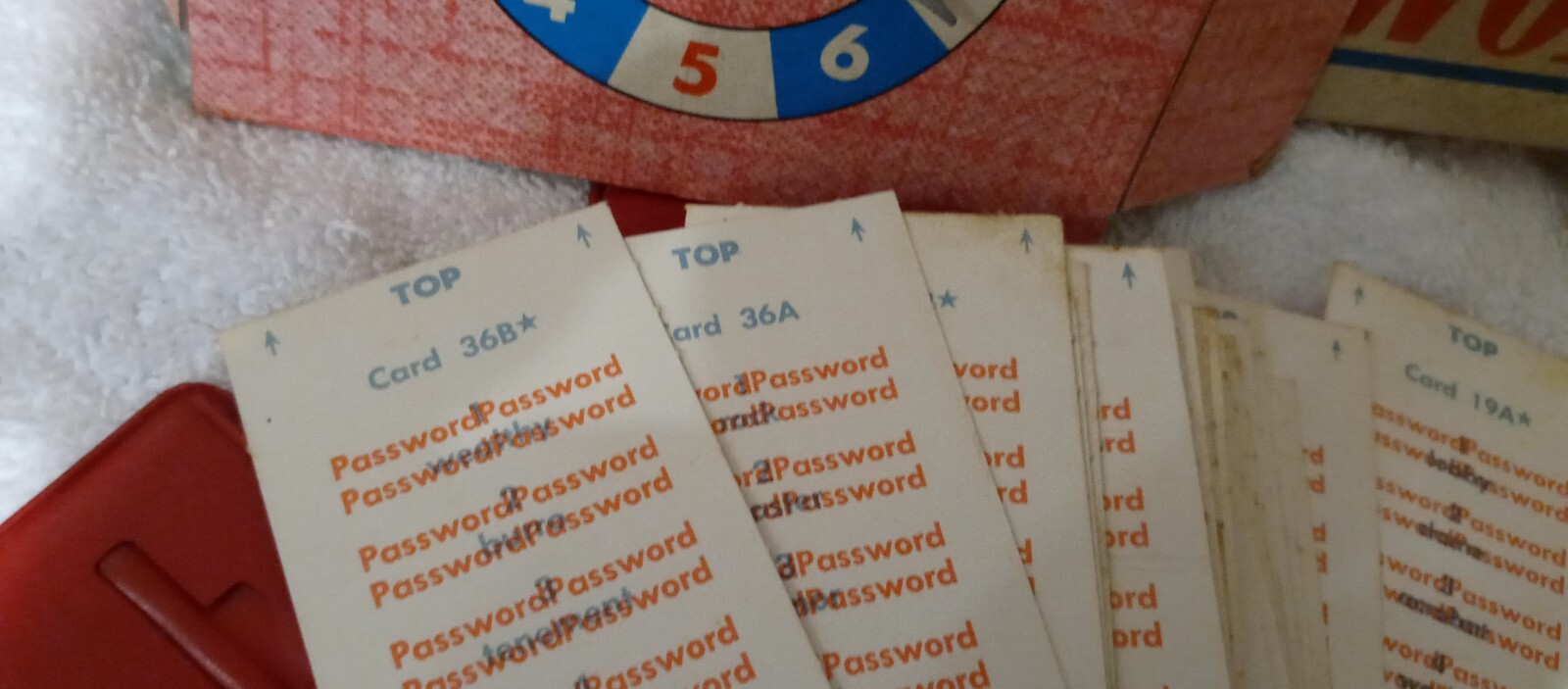 ORIGINAL/VINTAGE, 1963 PASSWORD Game By Milton Bradley Co – Volume Three, #4260