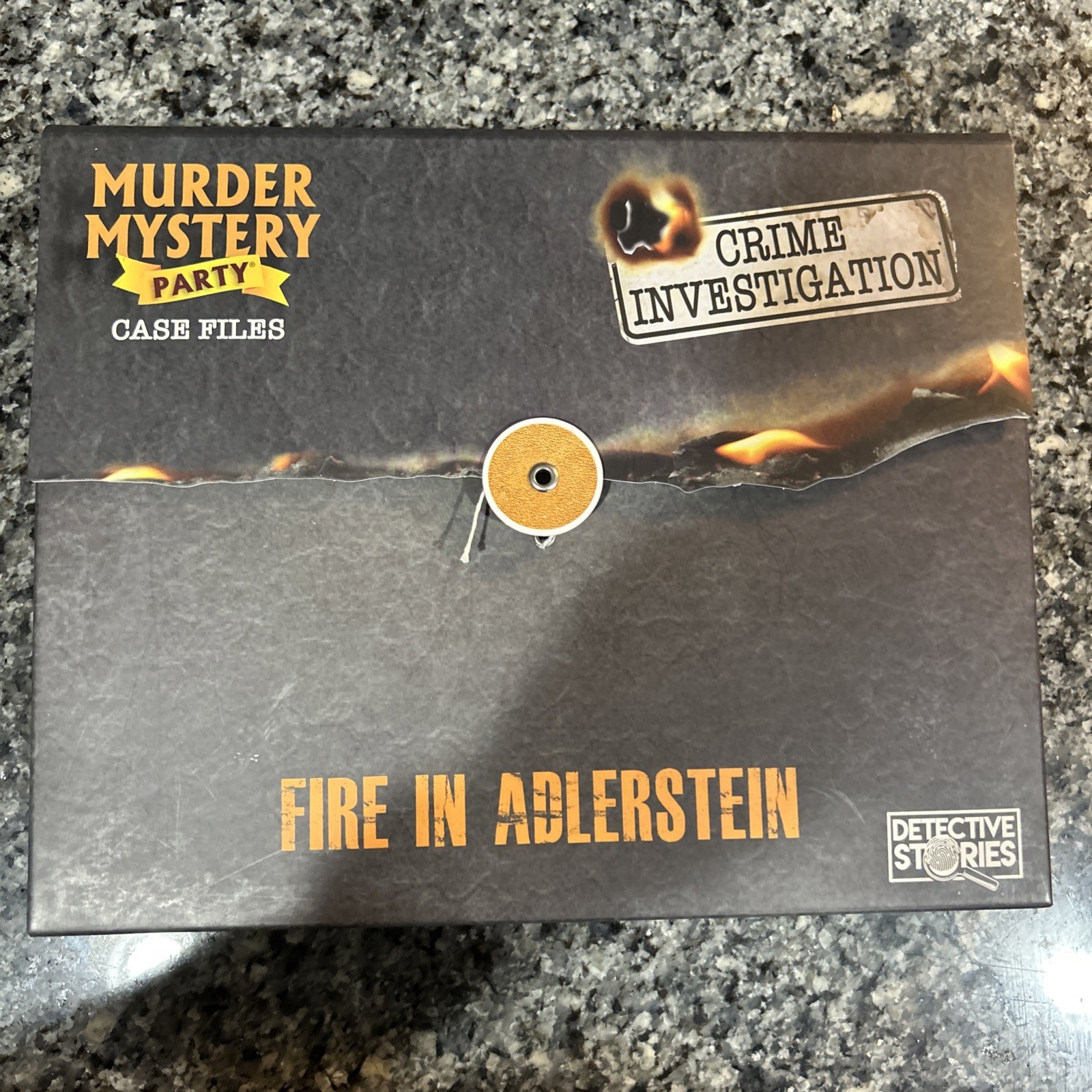 Murder Mystery Party Case Files Fire in Alderstein Party Game New Sealed