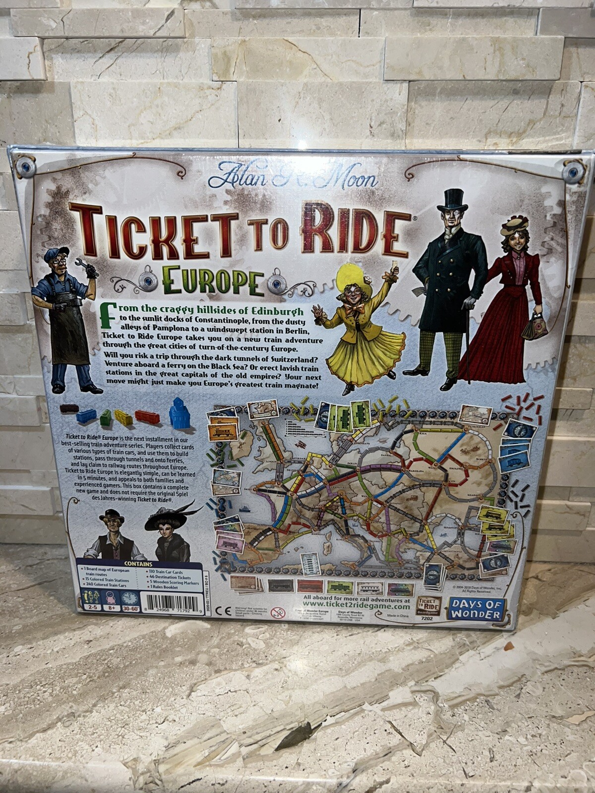 Days of Wonder Ticket to Ride Europe Board Game – 7202