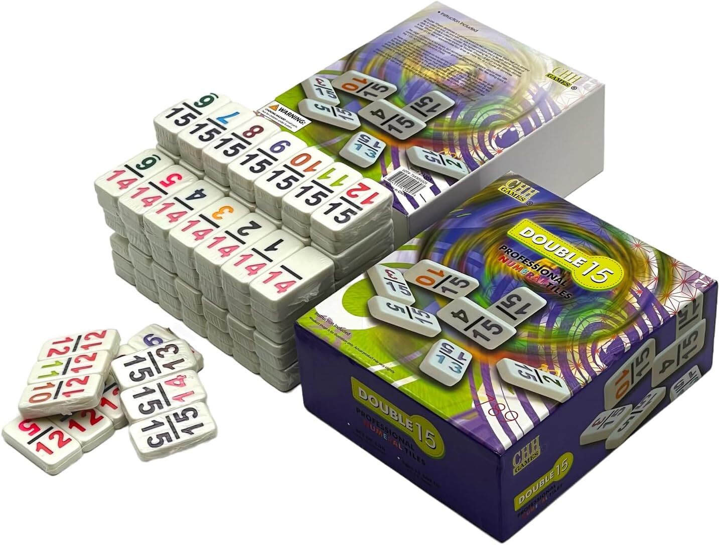 15 Professional Double Domino with Color Numbers