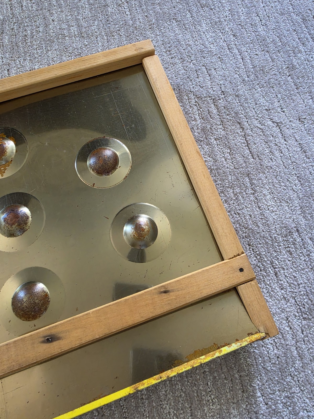 Vintage 1950s Skill – Roll Tin Litho Game W/ Gnomes and Elves
