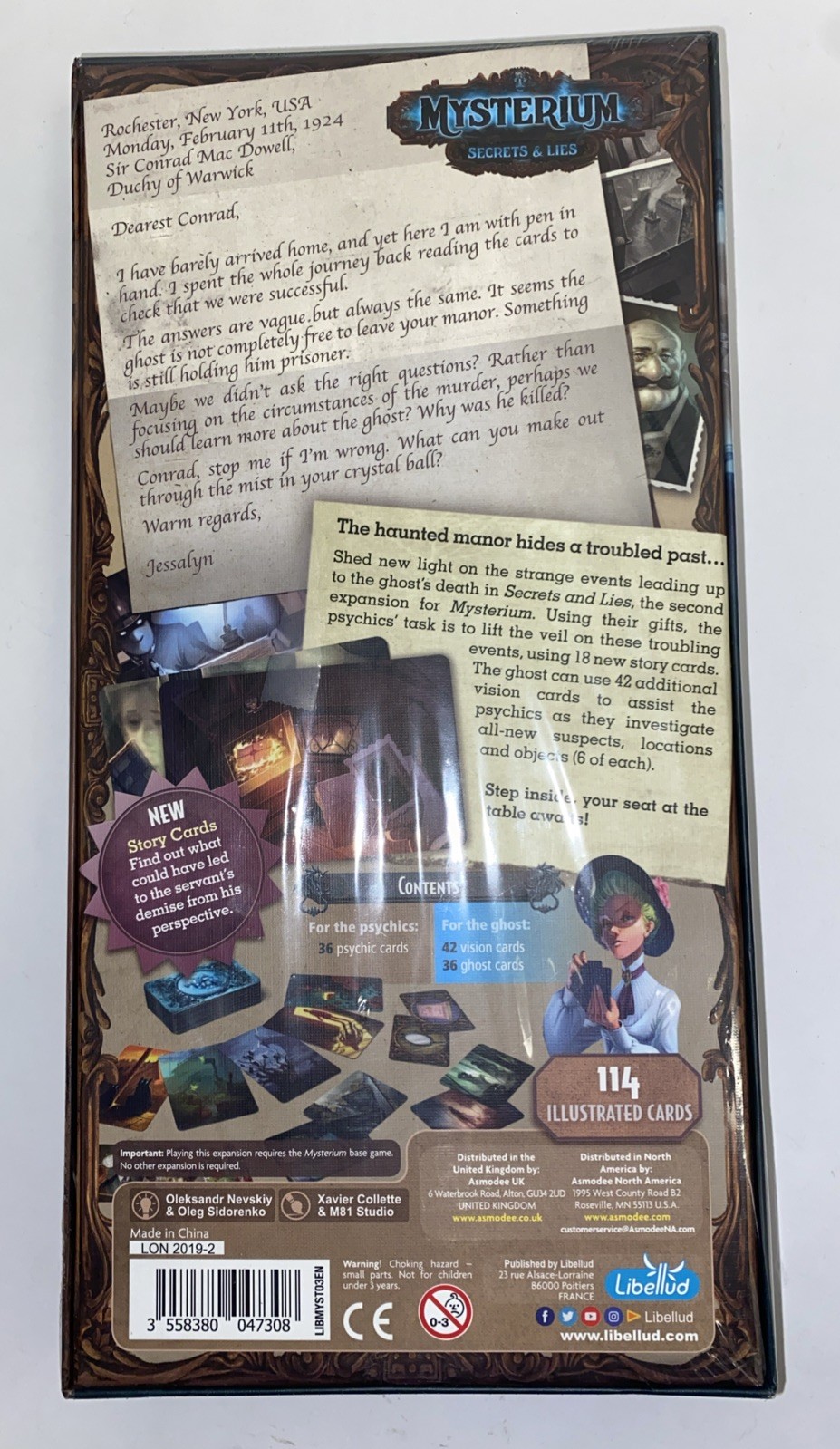 New – Libellud Mysterium: Secrets & Lies Expansion – Ages 10+ | 2-7 players