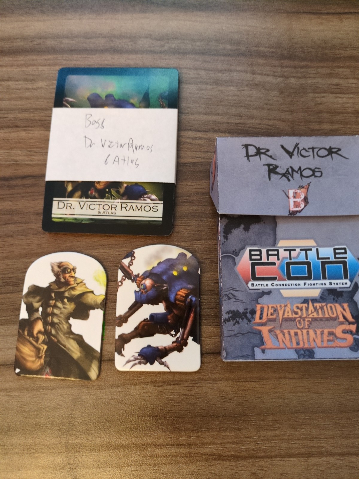 Battlecon Devastation Of Indines Board Game With Extras And Custom Insert/Boxes