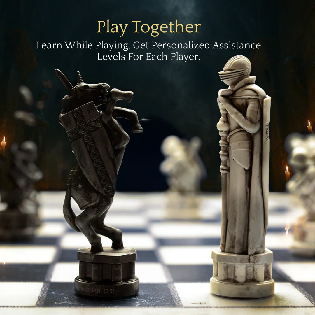 Harry Potter GoChess Mini Smart Electronic Chess Board LED App Online Play NEW