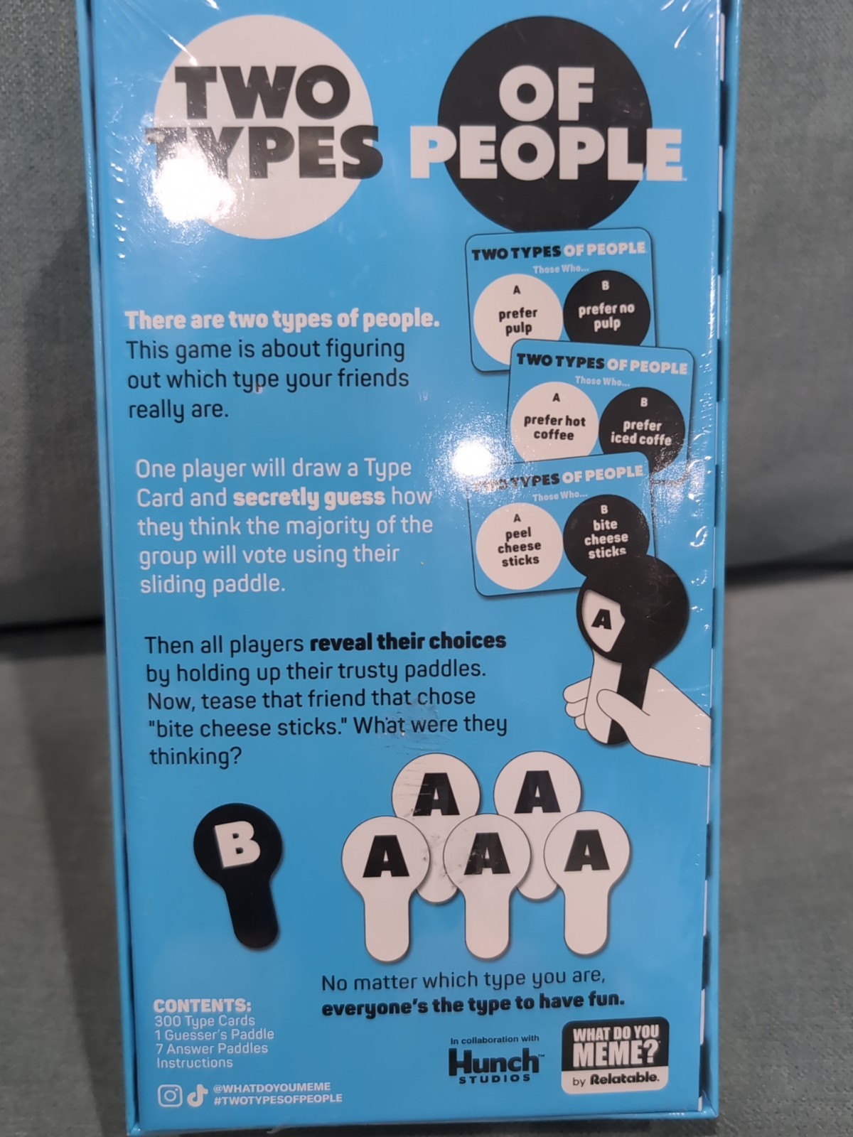 Two Types of People From What Do You Meme? Card Game New in Box