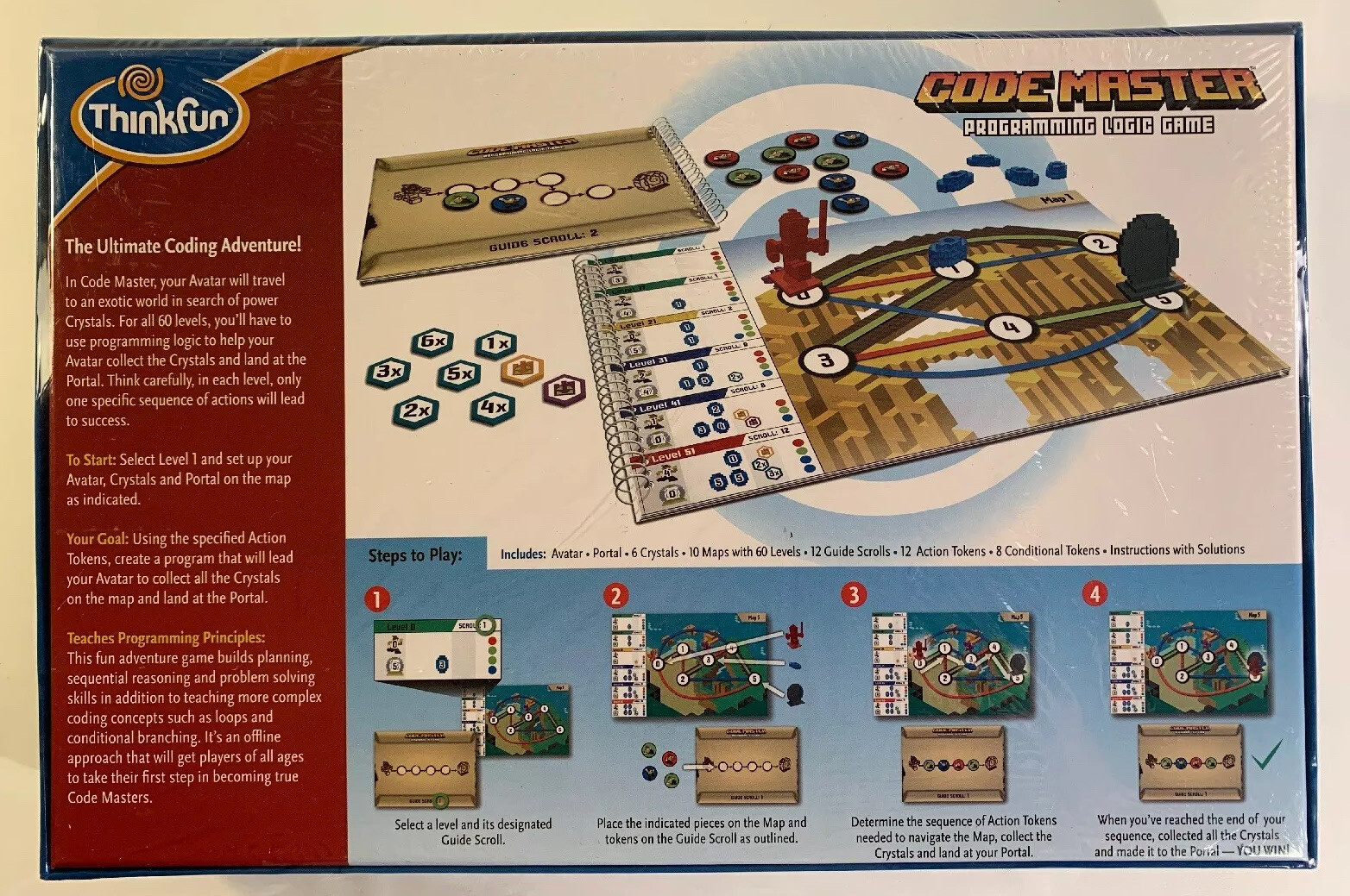 Code Master Programming Logic Game Ignite Your Mind Thinkfun Ages 8 To Adult New