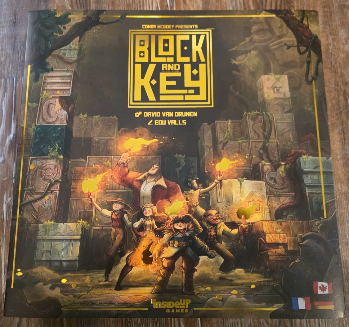 Block and Key – Inside Up Games – Played Once – Excellent Condition – Complete