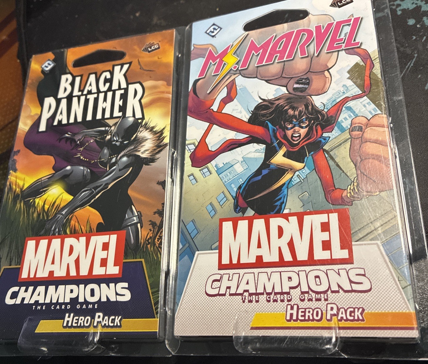 Ms. Marvel And Shuri Black Panther Hero Pack Marvel Champions LCG Board Sealed