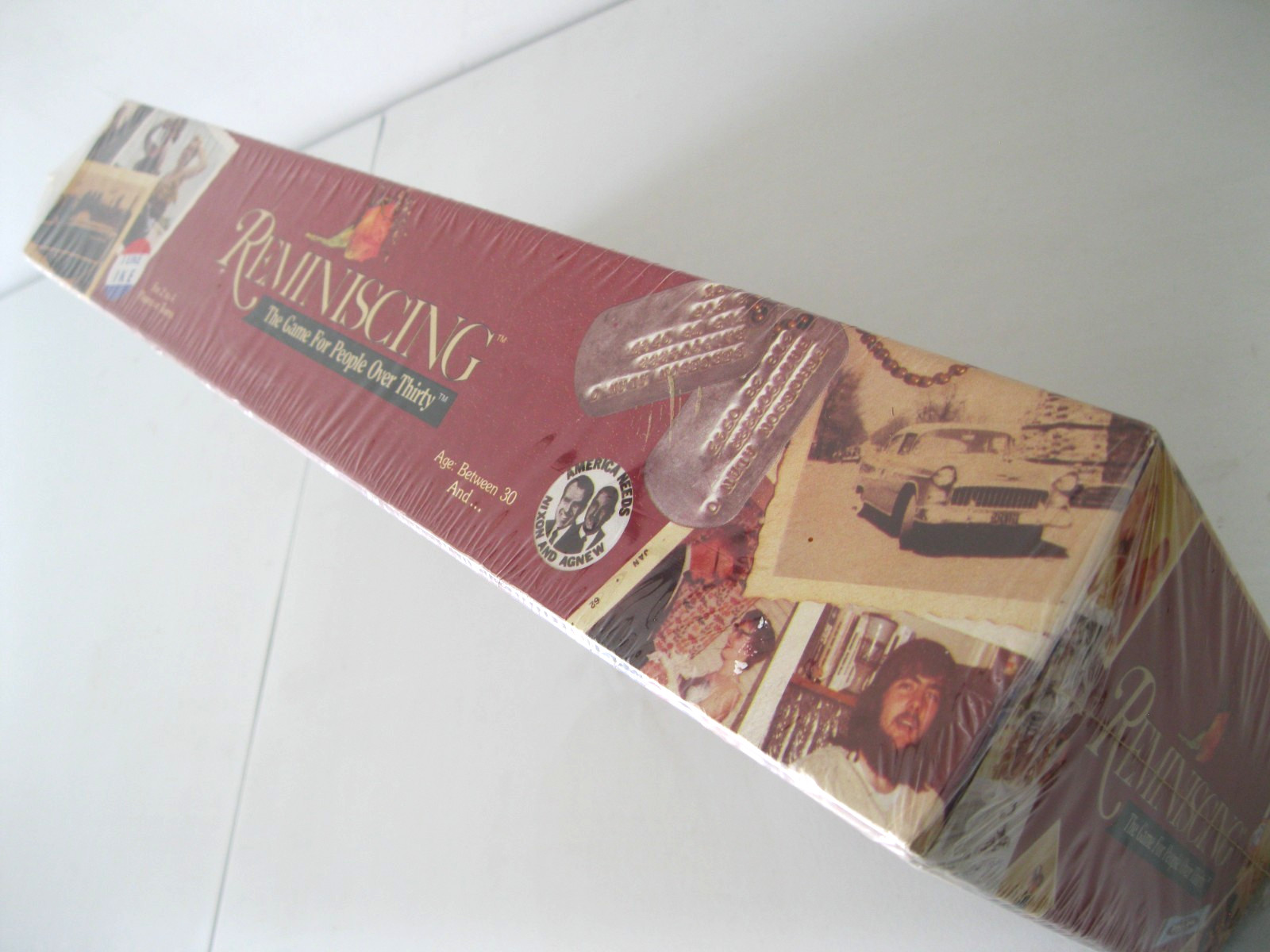 Reminiscing Board Game for People Over Thirty 1939-1979 Trivia New Sealed 1989