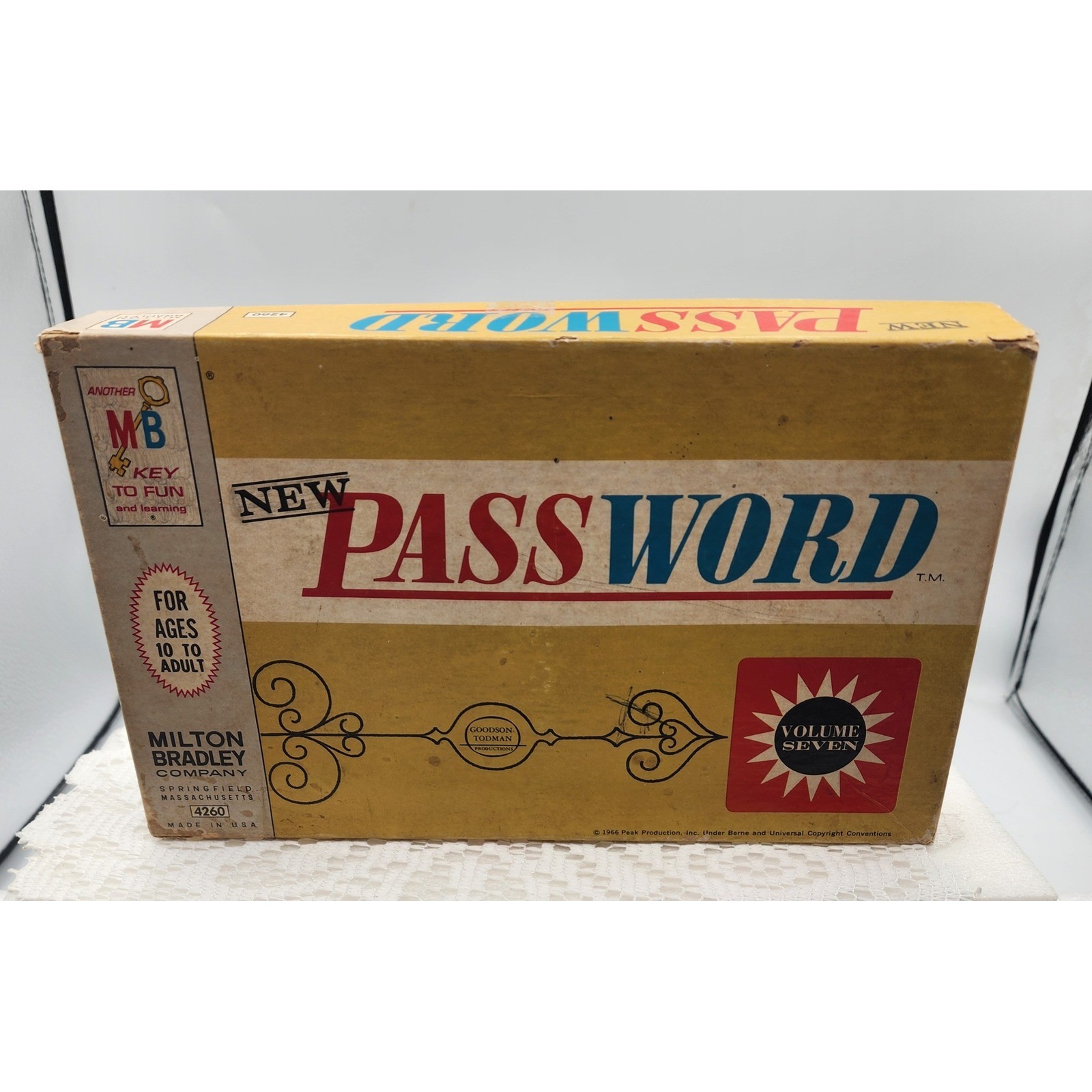 Milton Bradley New Password Volume Seven Board Game 4260 Vintage Family Fun