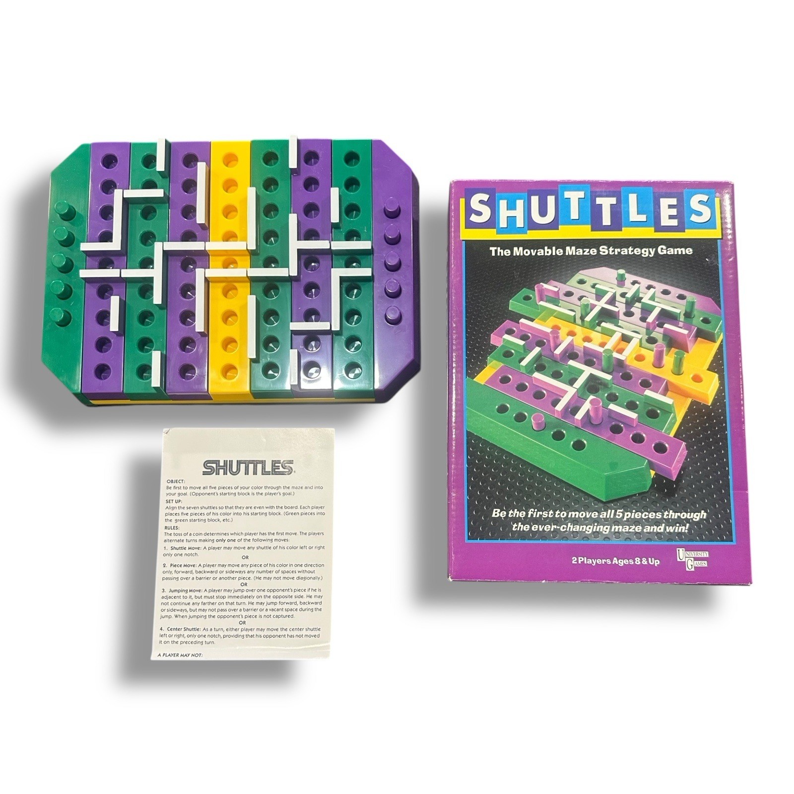Shuttles The Moveable Maze Strategy Game 1998 University Games 04000 Complete