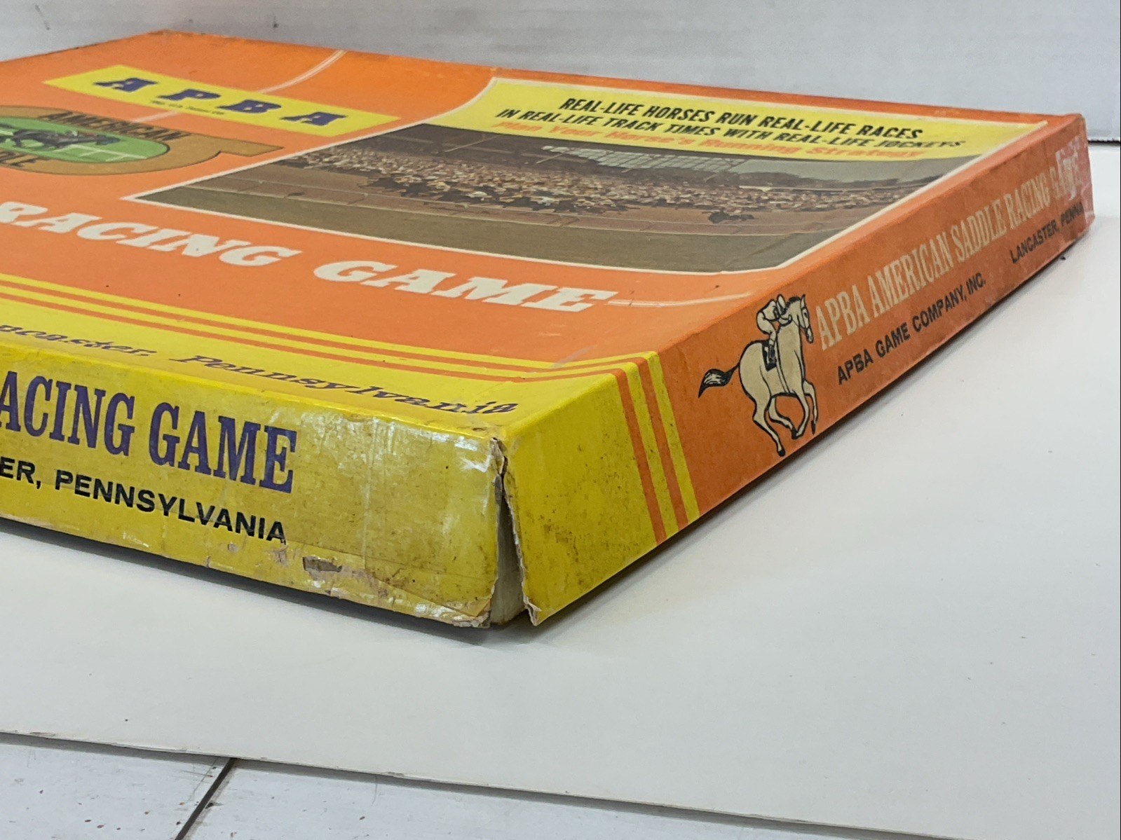 Vintage Apba American Saddle Horse Racing Board Game 1979 Complete