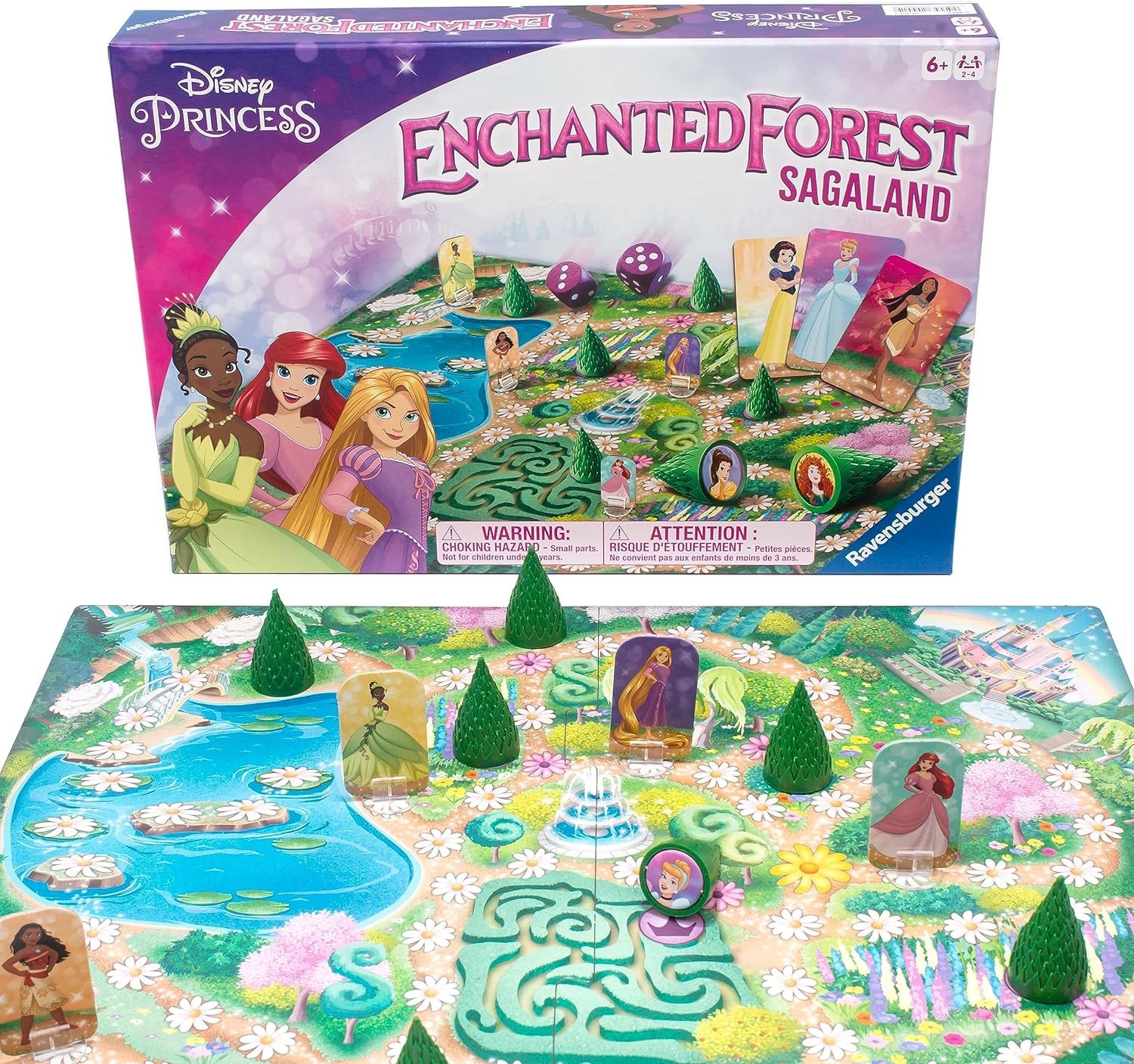 Ravensburger Disney Princess Enchanted Forest A Magical Memory Game New Toy Gift