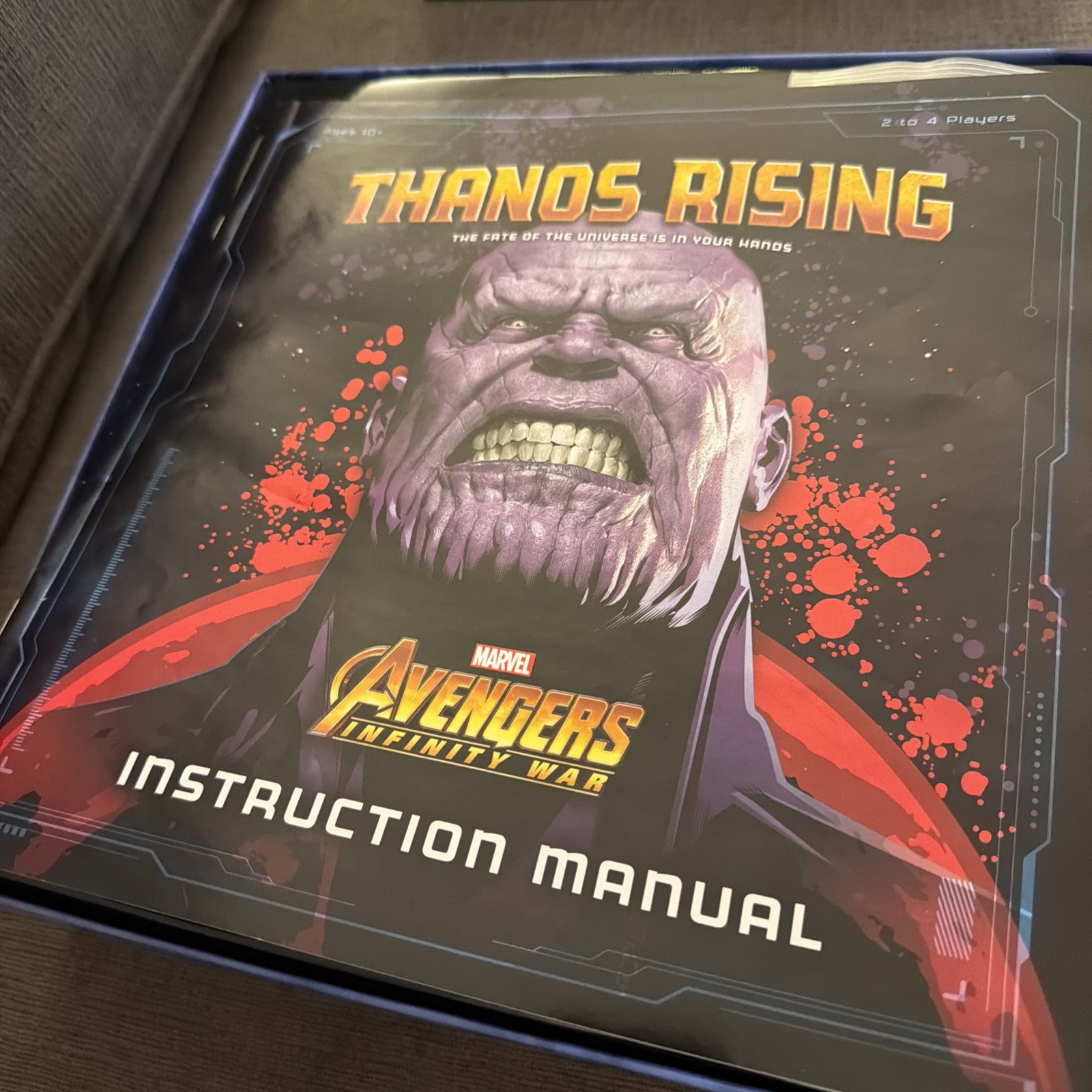 Thanos Rising Avengers Infinity War Board Game USAOpoly Complete Marvel