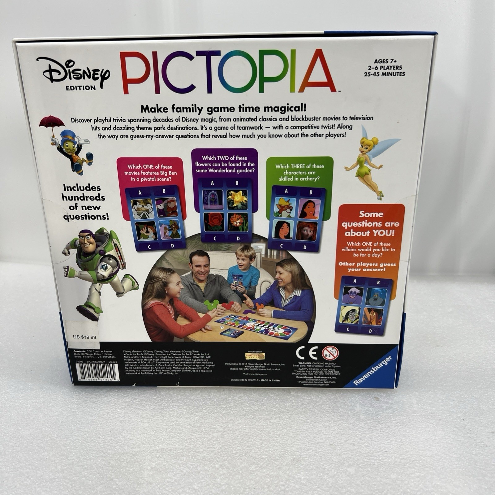 NEW Pictopia Disney Edition The Ultimate Picture Trivia Family Game Ravensburger