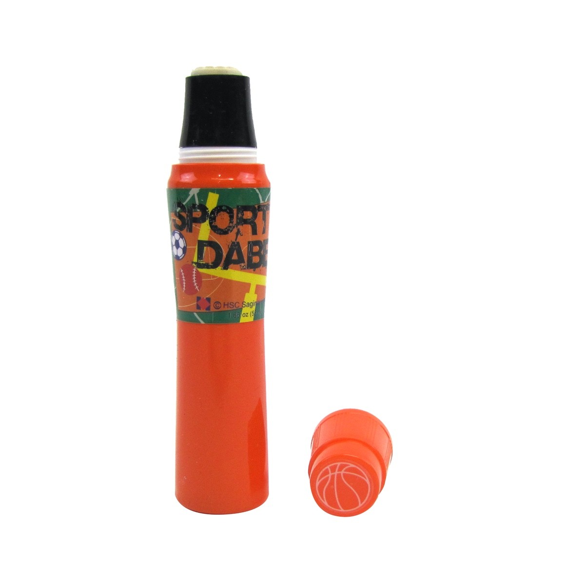 Orange Basketball Bingo Dauber Bright Sports Ball Dot Art Dabber Vibrant Marker