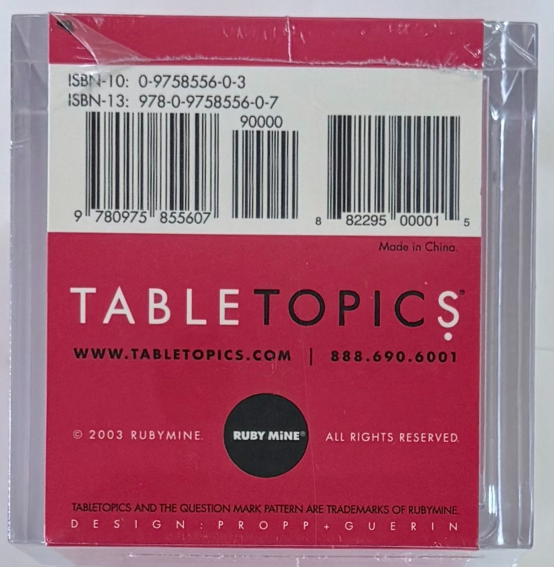 Table Topics Game Original Edition Brand New Wrapped