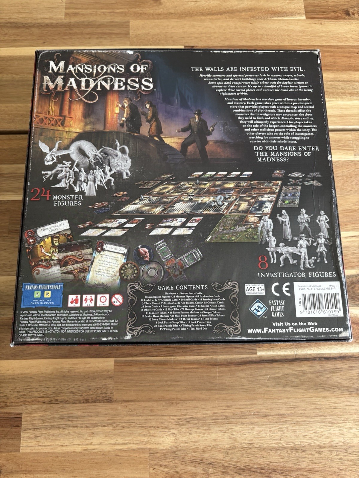 Mansions of Madness First Edition Board Game Complete 2010 Mystery Horror