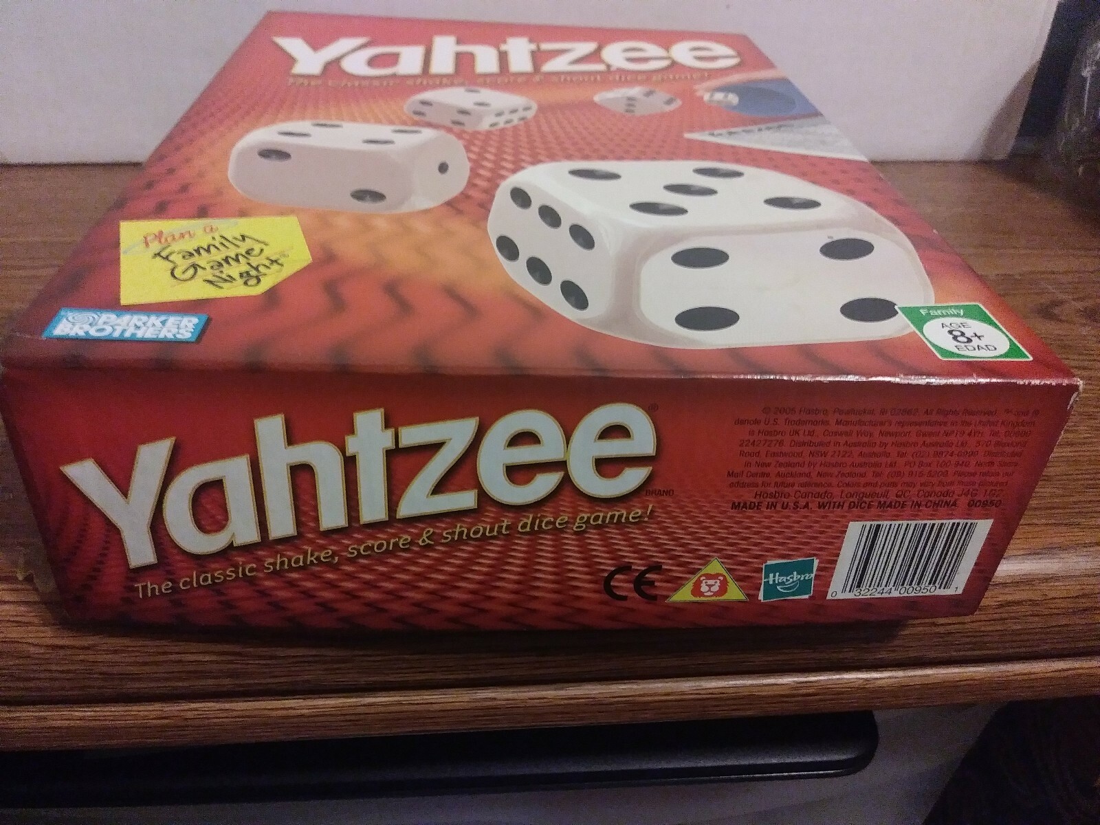 Yahtzee Game 8+ 1 or More Players 1998 Word Games
