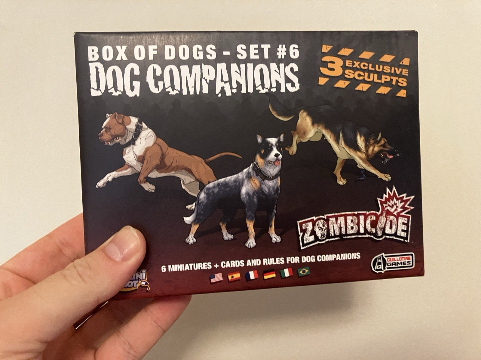 Zombicide Dog Companions CMON Board Game Expansion, English Cards Only, No Rules