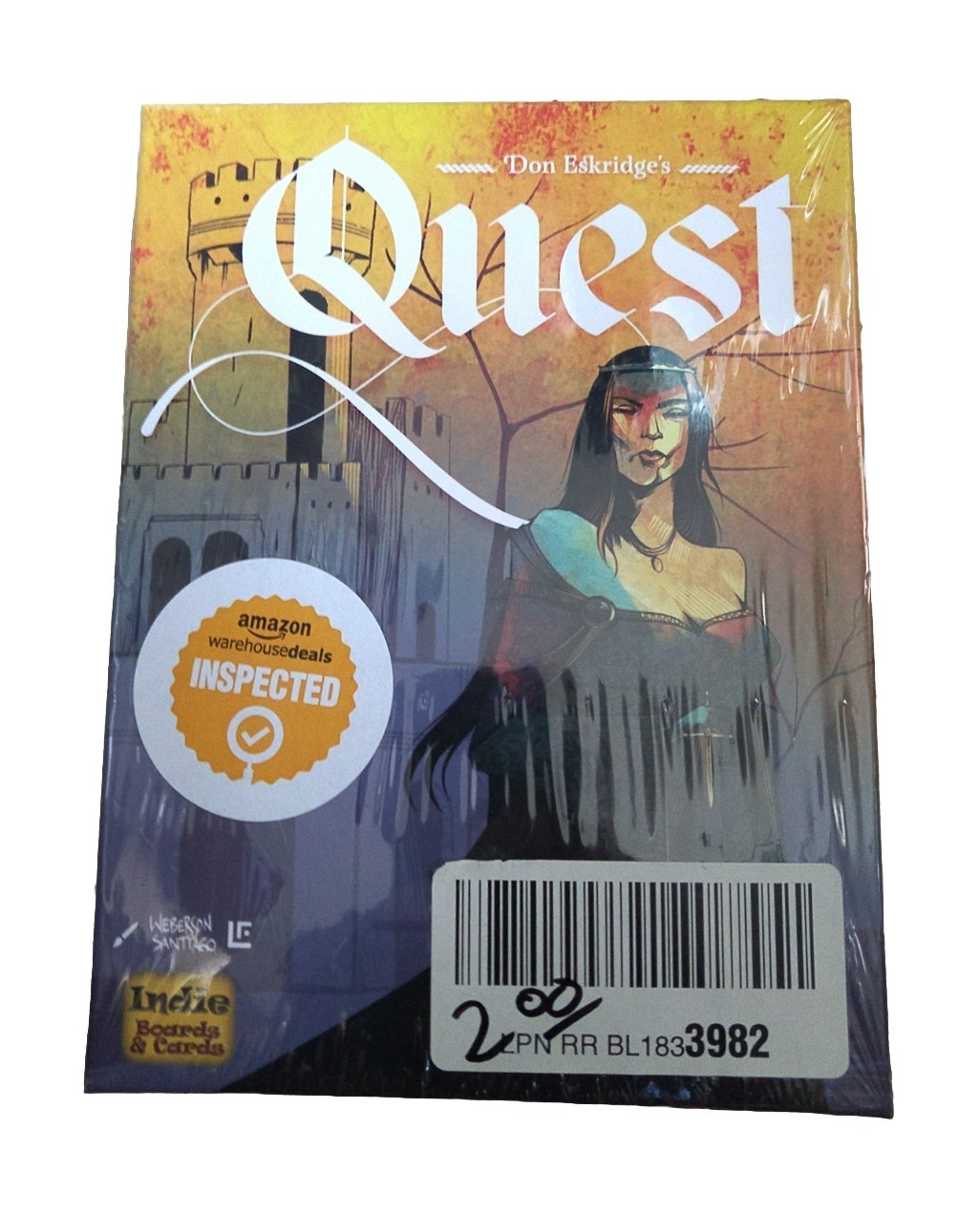 Quest: Role Play Game-Don Eskridge’s Resistance: Avalon NEW Indie Board & Cards