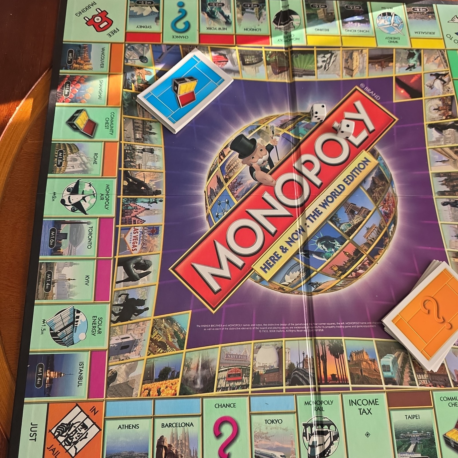 Monopoly Here and Now World Edition COMPLETE Unit Works Parker Brothers 2008
